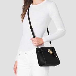 MICHAEL KOLS hamilton traveler navy crossbody bag